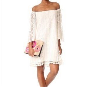 Jack by BB Dakota off the shoulder white boho dress